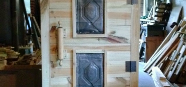 Primitive Wood Cabinet Pie safe